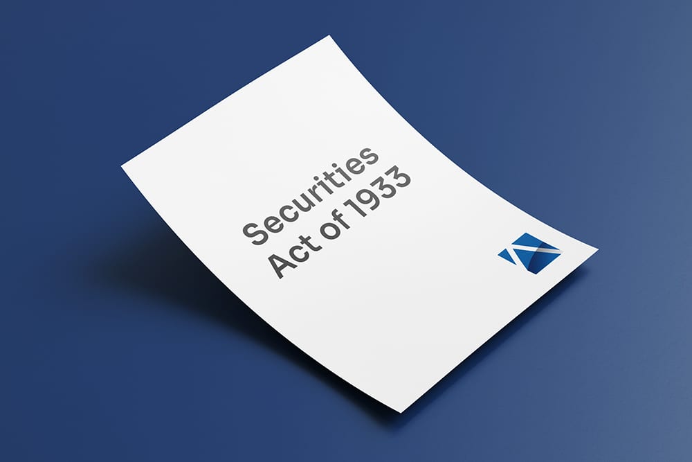 Securities Act of 1933